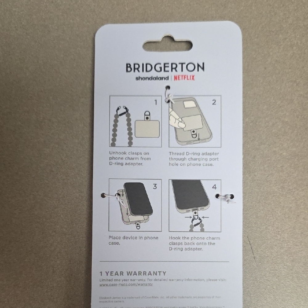 Elizabeth James X Bridgerton Phone Wristlet - Picture 2 of 2
